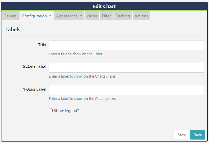 Chart Widget Labels